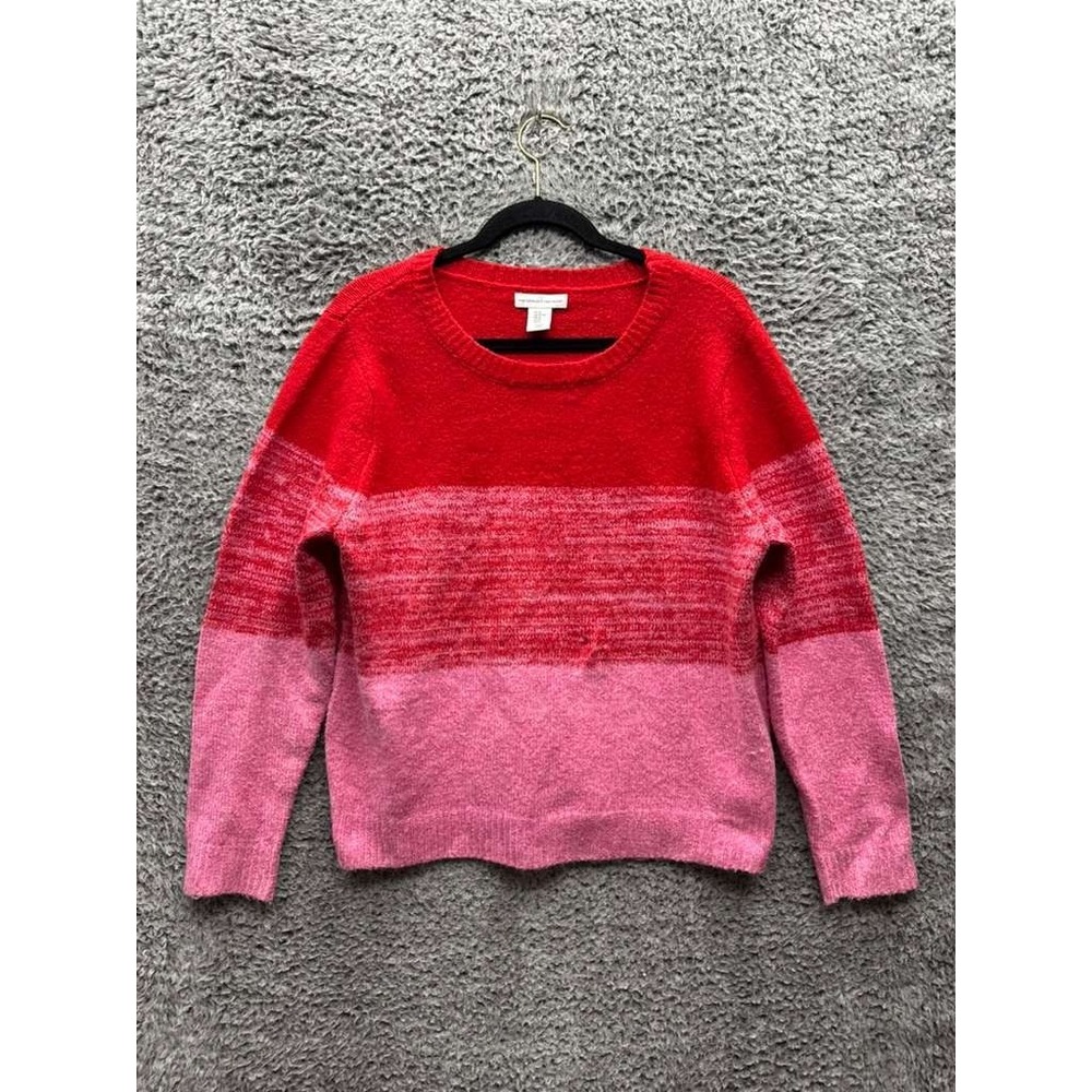 Cupcakes and Cashmere Stripe‎ Knitted Pullover Sweater Multicolor Womens Size XL